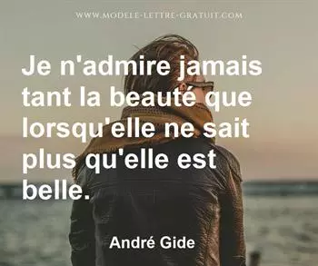 Citation de André Gide