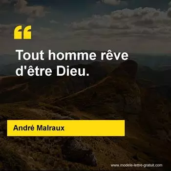 Citation André Malraux