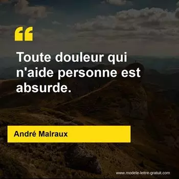 Citation André Malraux