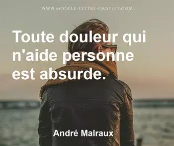 Citation de André Malraux