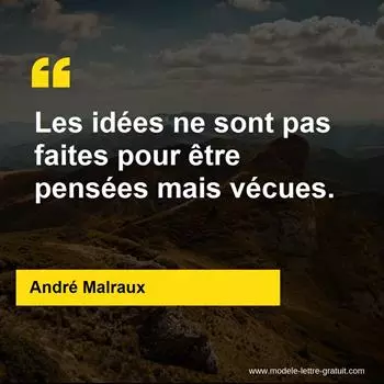 Citation André Malraux