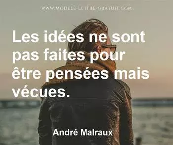 Citation de André Malraux