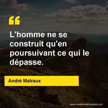 Citation André Malraux