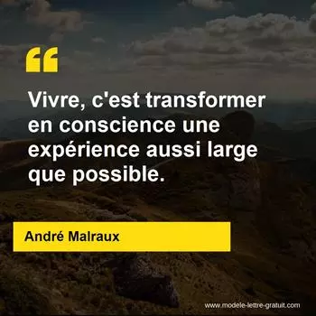 Citation André Malraux