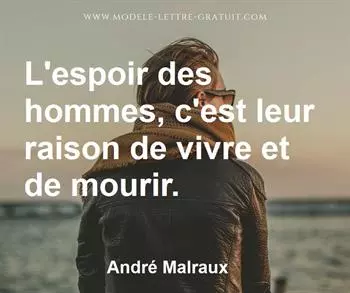 Citation de André Malraux