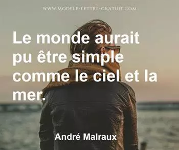 Citation de André Malraux