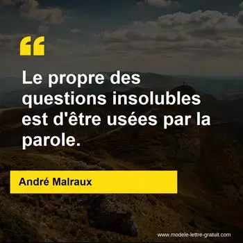 Citation André Malraux
