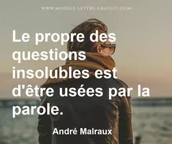 Citation de André Malraux