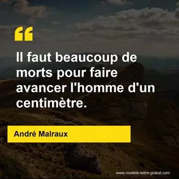 Citation André Malraux
