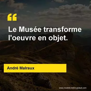 Citation André Malraux