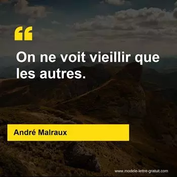 Citation André Malraux