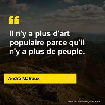 Citation André Malraux