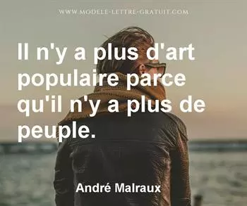 Citation de André Malraux