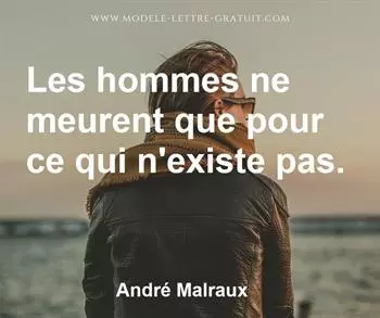 Citation de André Malraux