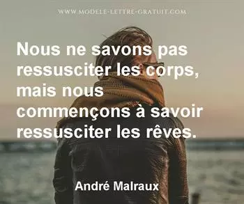 Citation de André Malraux