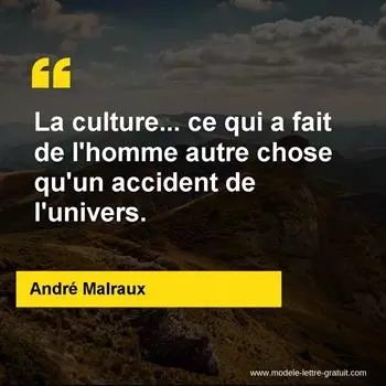 Citation André Malraux