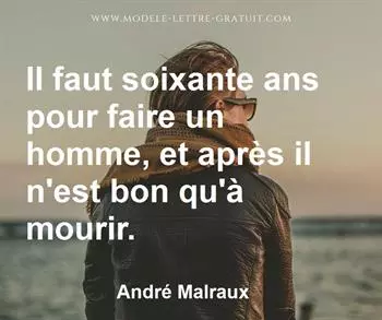 Citation de André Malraux