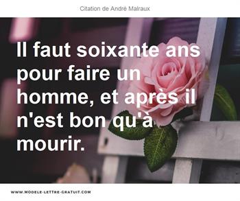 Citations André Malraux