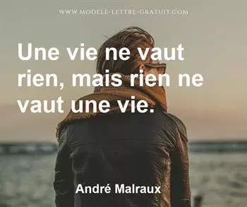Citation de André Malraux