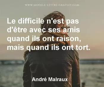 Citation de André Malraux