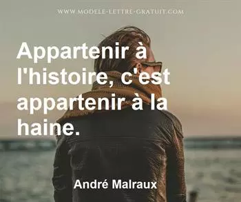 Citation de André Malraux