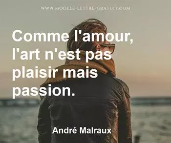 Citation de André Malraux