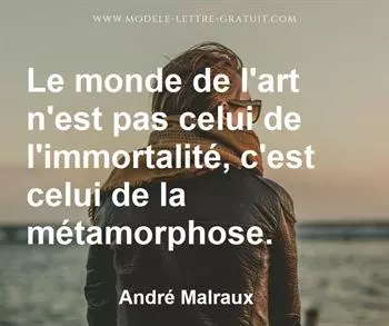 Citation de André Malraux