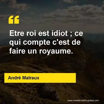Citation André Malraux
