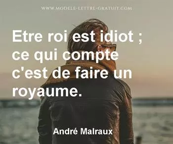 Citation de André Malraux