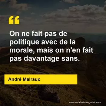 Citation André Malraux