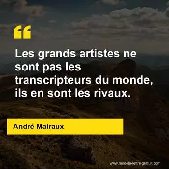 Citation André Malraux