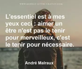 Citation de André Malraux