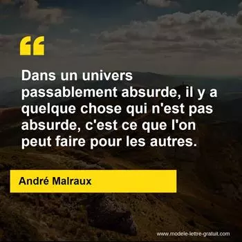 Citation André Malraux