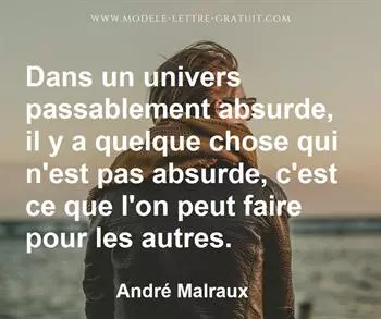 Citation de André Malraux