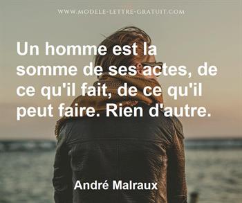 Citation de André Malraux