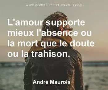Citation de André Maurois