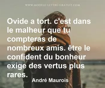 Citation de André Maurois