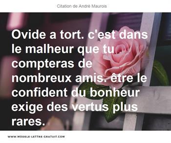 Citations André Maurois