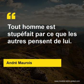 Citation de André Maurois