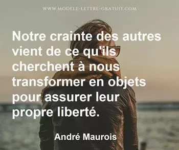 Citation de André Maurois