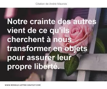 Citations André Maurois