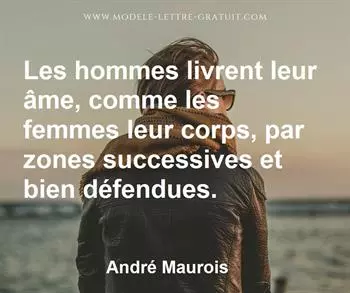 Citation de André Maurois