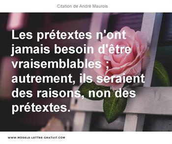 Citations André Maurois