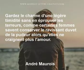 Citation de André Maurois