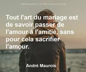 Citation de André Maurois