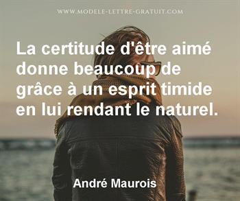 Citation de André Maurois