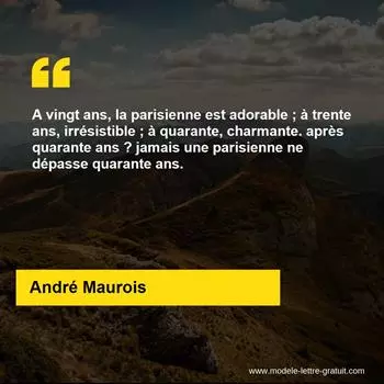 Citation André Maurois