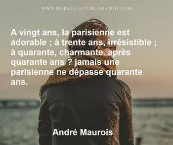 Citation de André Maurois