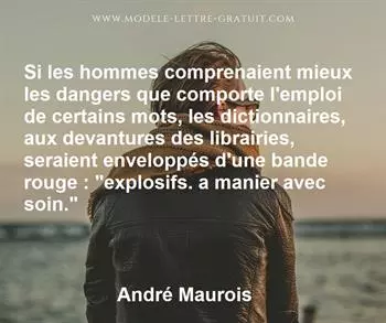 Citation de André Maurois