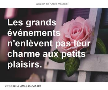 Citations André Maurois